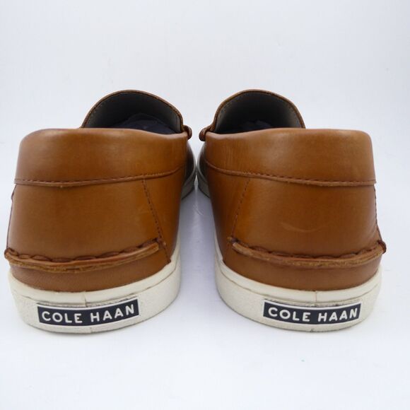 Cole Haan Grand.Os Men\'s US 10.5 Brown Leather Nantucket II Loafers C27789 main image 5